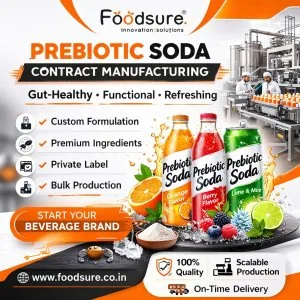 Prebiotic soda contract manufacturing foodsure