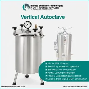 Vertical autoclave machine for labs in delhi