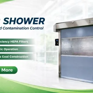 Top air shower supplier in india for cleanroom industrial use