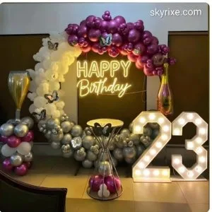 Best balloon decoration in mumbai skyrixe