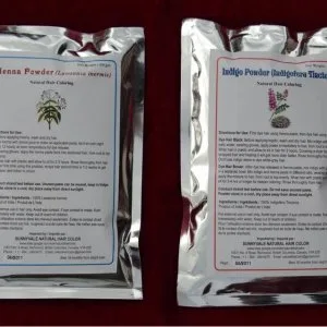 Sunnyvale natural indigo henna hair color powder pastecone