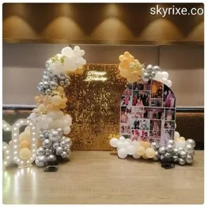 Best neon and sequin birthday decoration in mumbai skyrixe