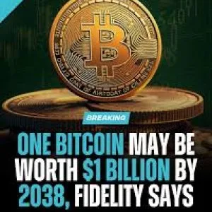 One bitcoin may be worth 1 billion by 2038 fidelity says