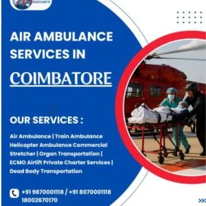 Air medical assistance in coimbatore fast