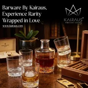 Celebrate every pour with luxury barware glasses