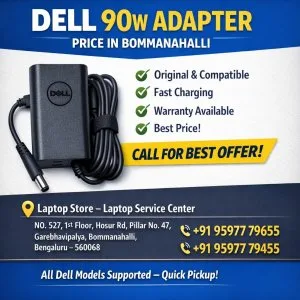 Dell 90w laptop adapter price in bommanahalli best offer