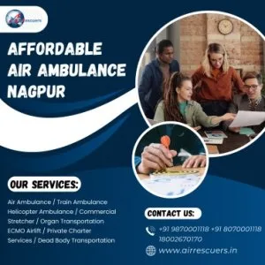 Air medical assistance in nagpur fast