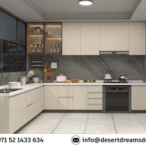 Design and build modular kitchen cabinets in uae