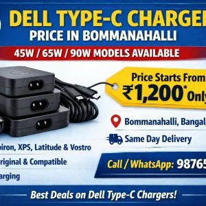 Dell typec charger price in bommanahalli best deals available