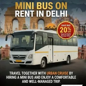 Mini bus on rent for easy group travel book now