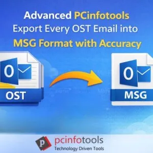 Advanced pcinfotools export every ost email into msg format
