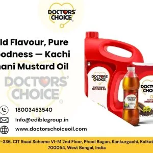 Bold flavour pure goodness kachi ghani mustard oil