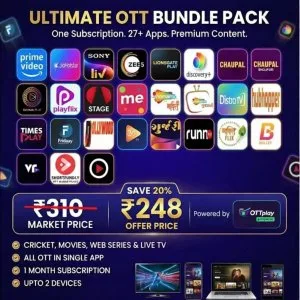Ultimate ott bundle pack in india 27 apps in one subscription