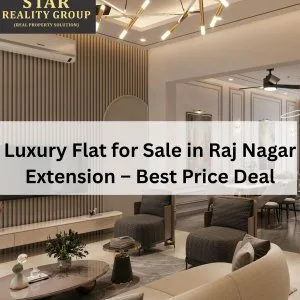 Luxury flat for sale in raj nagar extension best price deal