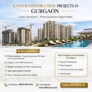Under construction projects in gurgaon with high roi amenities