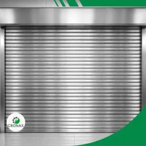 Stainless steel rolling shutter for commercial industrial use