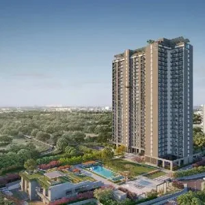 Luxury residential highrise building