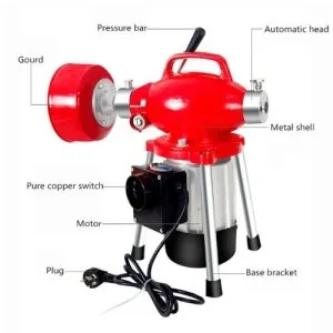 Portable multifunctional pipe cleaning machine