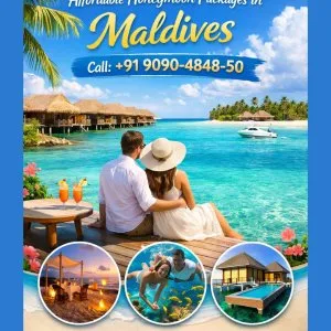 Affordable honeymoon packages in maldives call 91 9090484850