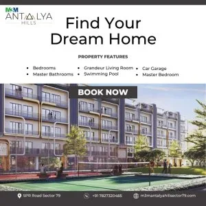M3m antalya hills residential property modern living spaces