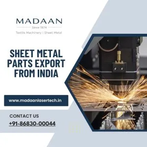Sheet metal parts export from india