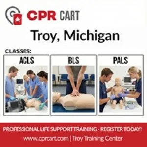 Troy mi cpr training certification aha bls acls pals