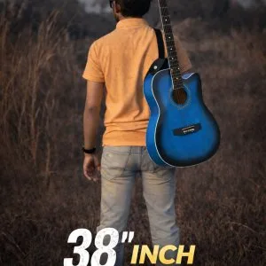 Premium 38 inch guitar for beginners rich tone easy playabil