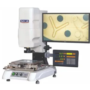 Camera based profile projector for accurate measurement