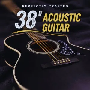 38 inch guitar portable mini acoustic guitar with rich sound a