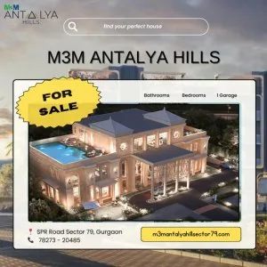 M3m antalya hills located in spr road sector 79 advantage