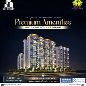 The best real estate company in patna is rd heights