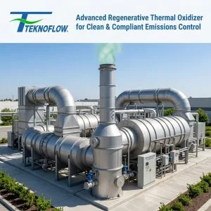 Advanced regenerative thermal oxidizer for clean compliant emi