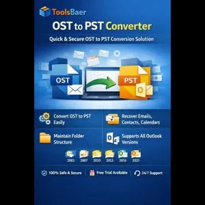 Ost file showing errors fix convert to pst with toolsbaer
