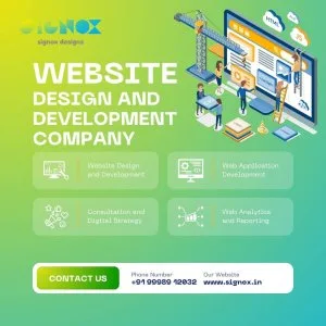 Website design and development company in ahmedabad signox des