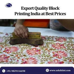 Export quality block printing india at best prices