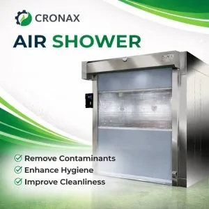 Cleanroom air shower manufacturer india cronax industries