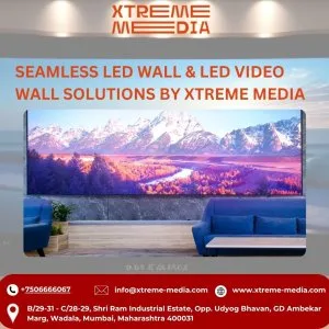 Seamless led wall led video wall solutions by xtreme media
