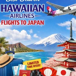 Best deal on hawaiian airlines flights to japan