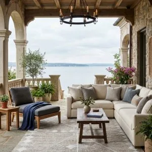 Luxury living room carpet