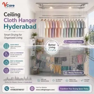 Vcare home solutions ceiling cloth hanger in hyderabad