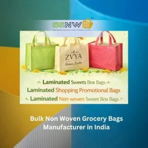 Custom laminated non woven grocery bags
