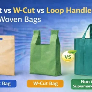 D cut non woven bags