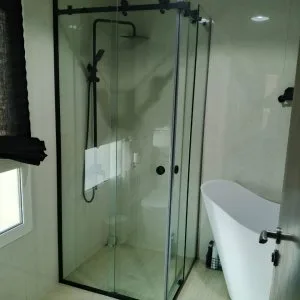 Bathroom shower partition