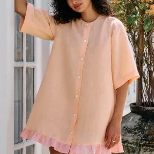 Stylish linen dress collection for women by sandbyshirin
