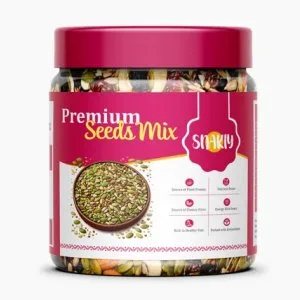 Healthy premium seeds mix jar for daily snacking