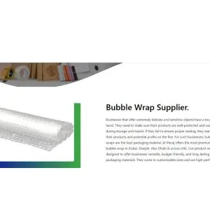 Bubble wrap supplier dubai sharjah abu dhabi uae