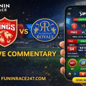 Punjab kings vs rajasthan royals watch live on funinrace247