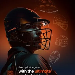 Moonwalkr advanced protection cricket helmet
