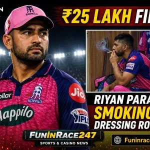 Riyan parag smoking in dressing room advertisement