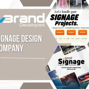 Top signage design company for modern business branding